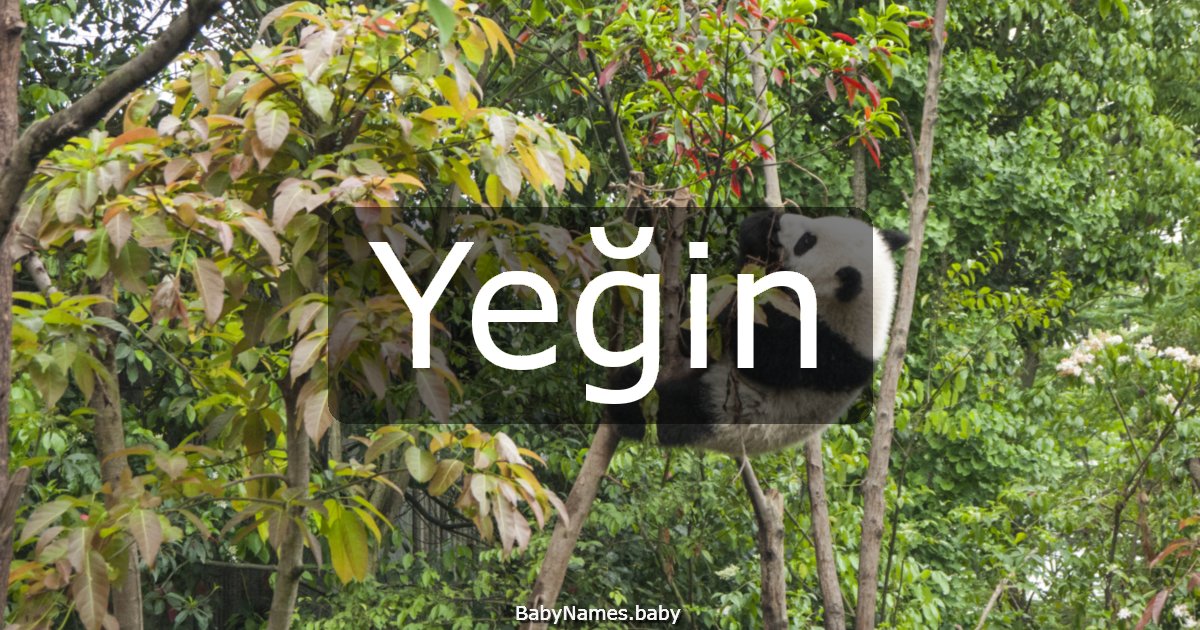 Yeğin