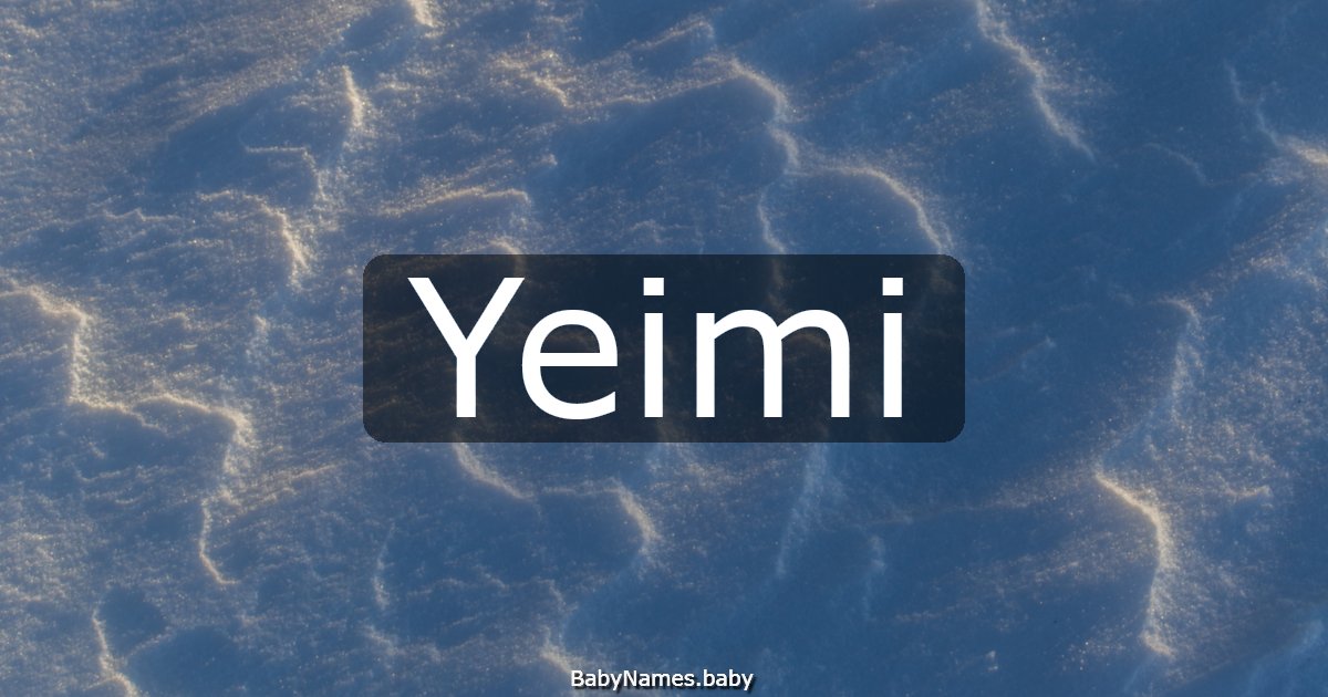 Yeimi