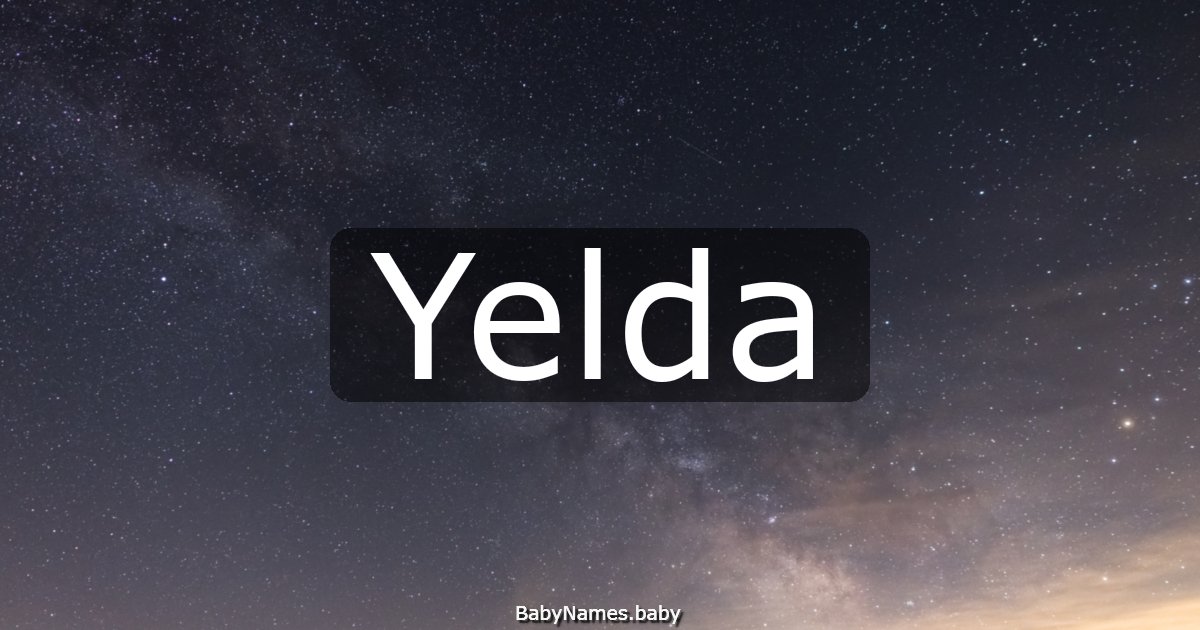 Yelda