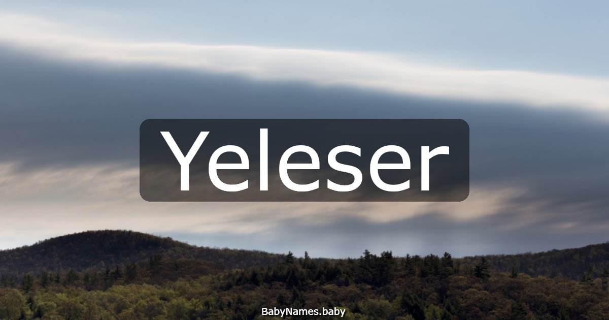 Yeleser