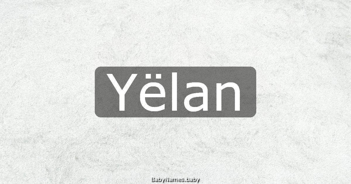 Yëlan