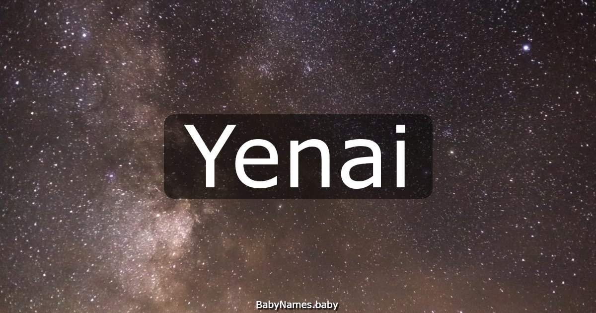 Yenai
