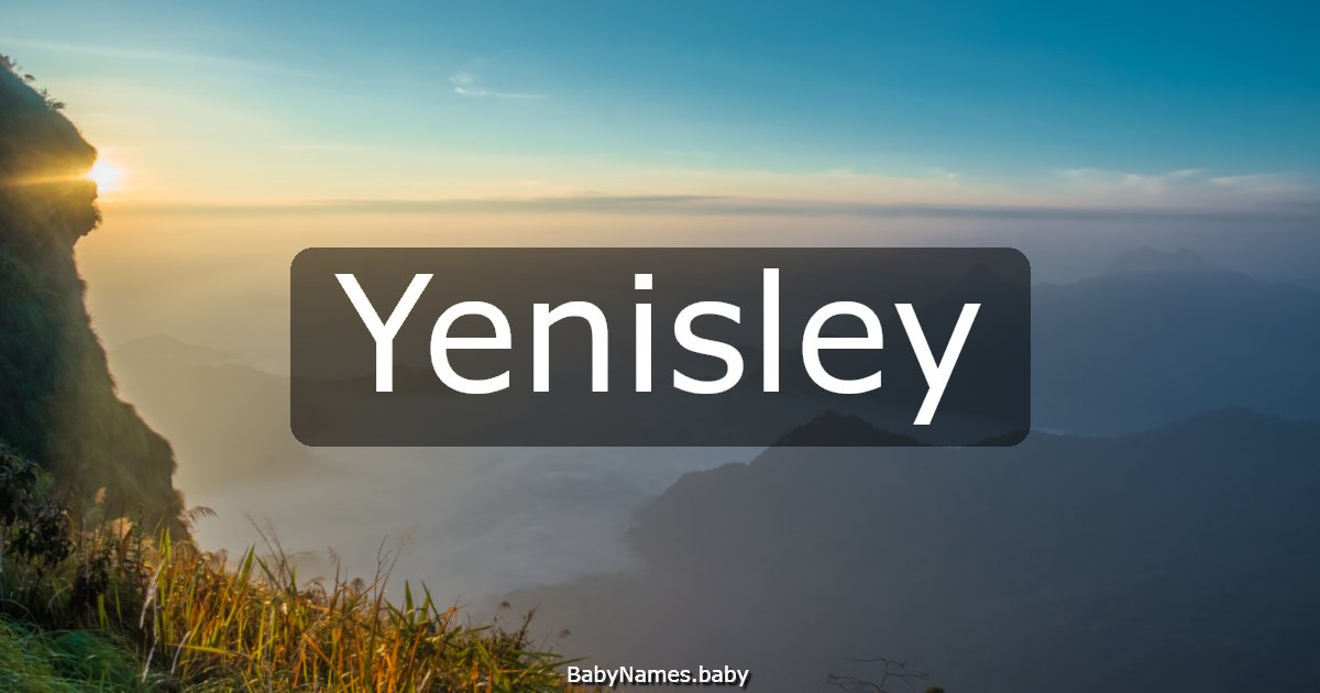 Yenisley