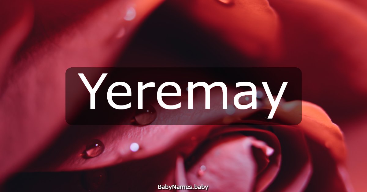 Yeremay