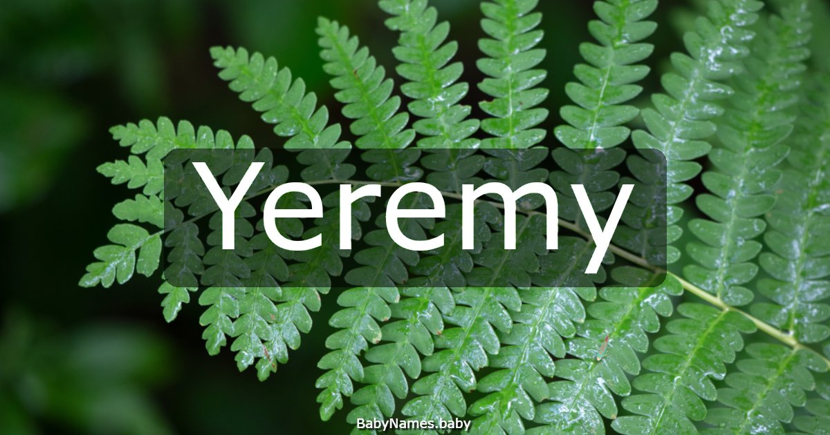 Yeremy