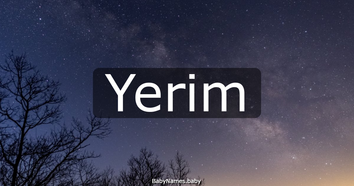Yerim