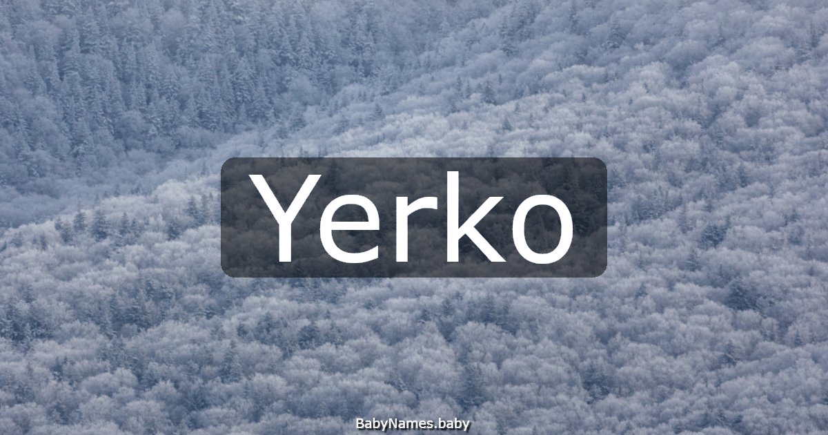 Yerko