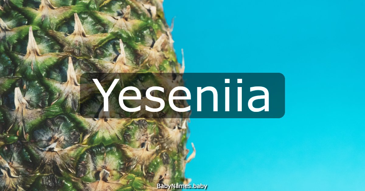 Yeseniia