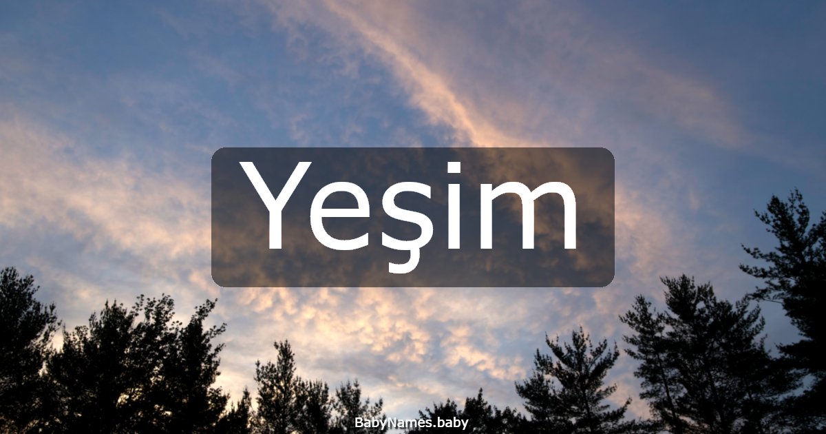 Yeşim