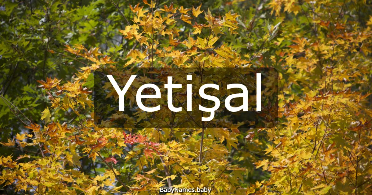 Yetişal