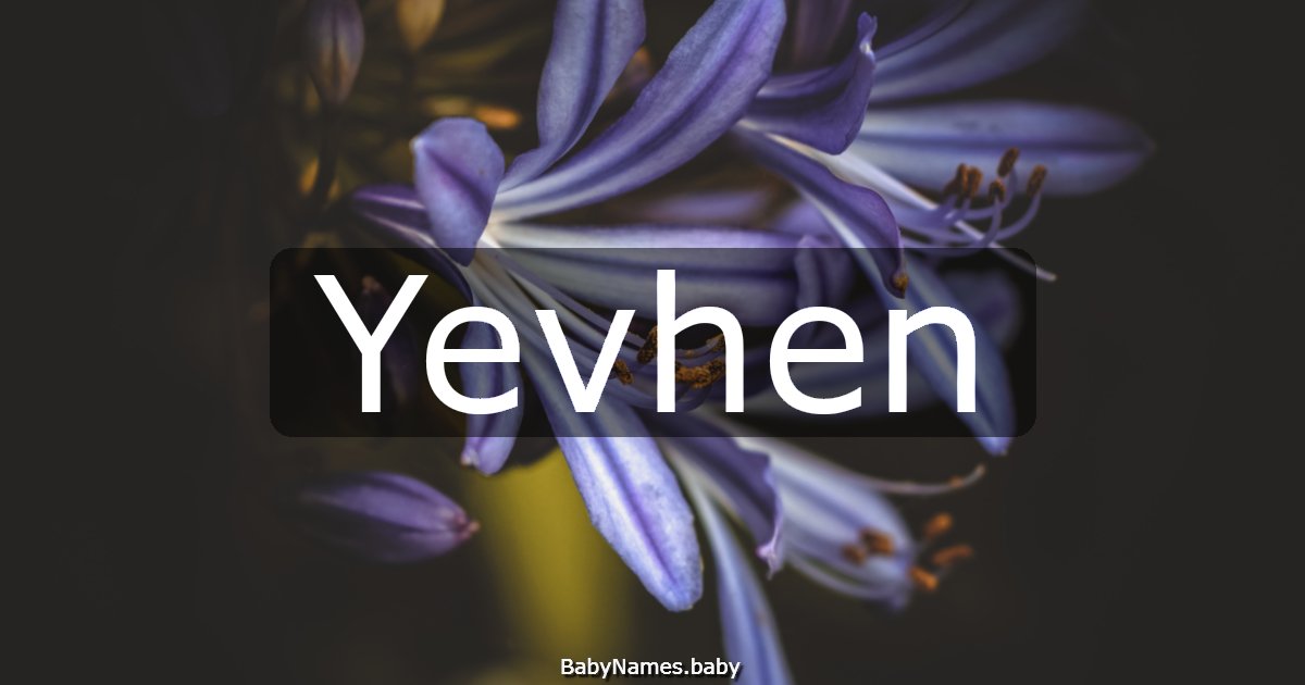 Yevhen
