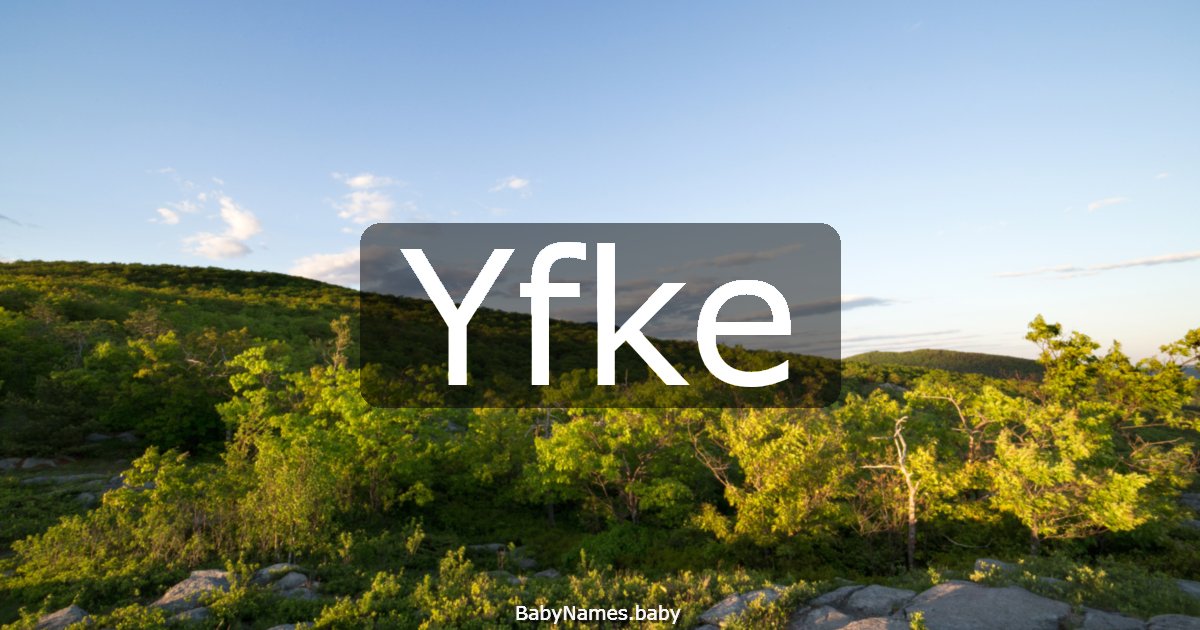 Yfke