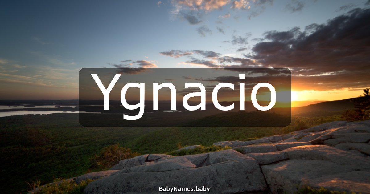 Ygnacio