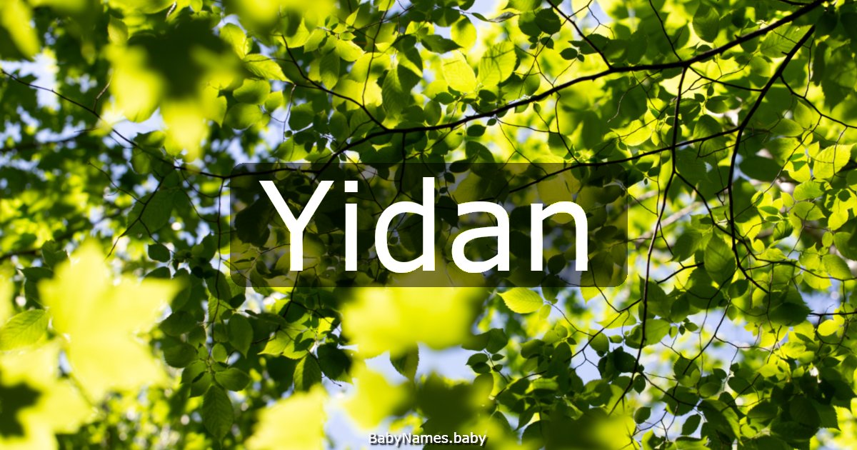 Yidan