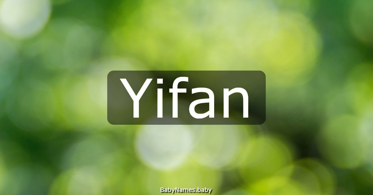 Yifan