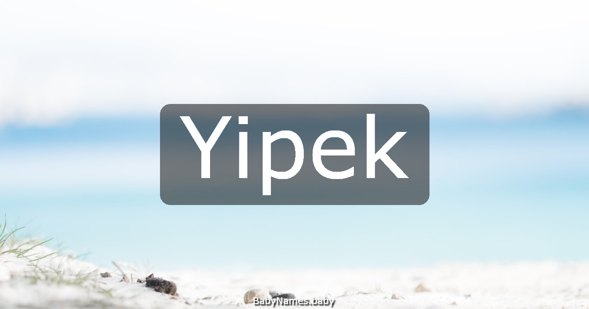 Yipek