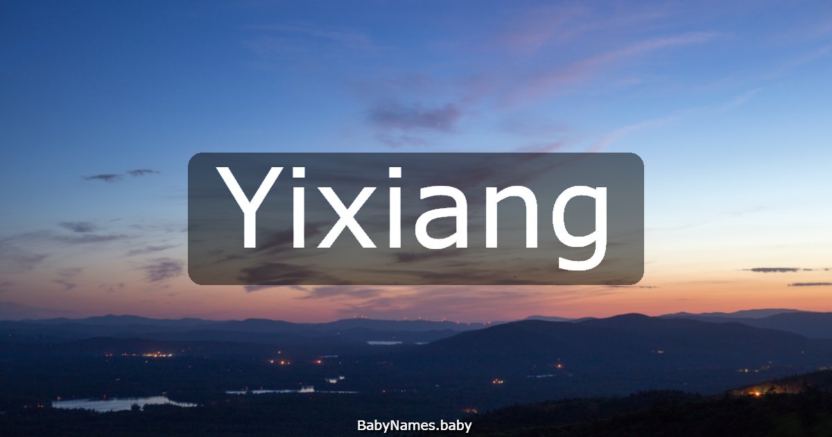 Yixiang