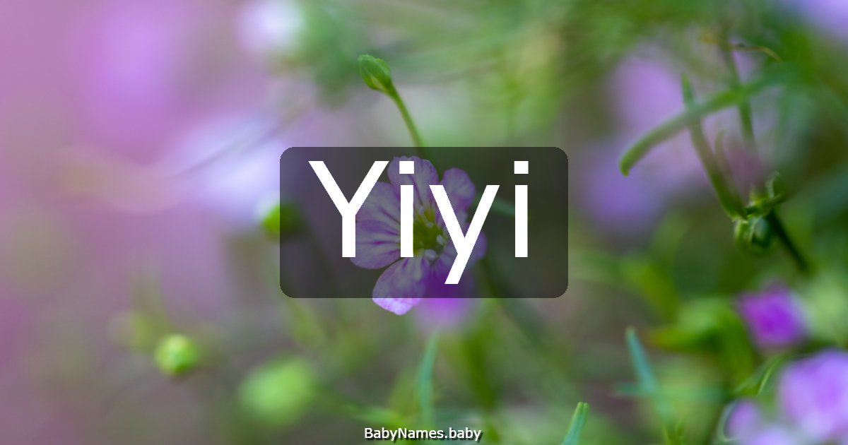 Yiyi
