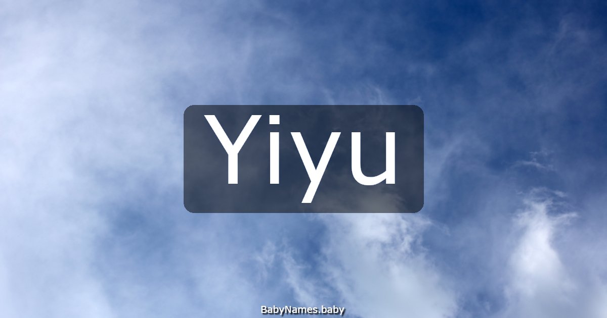Yiyu