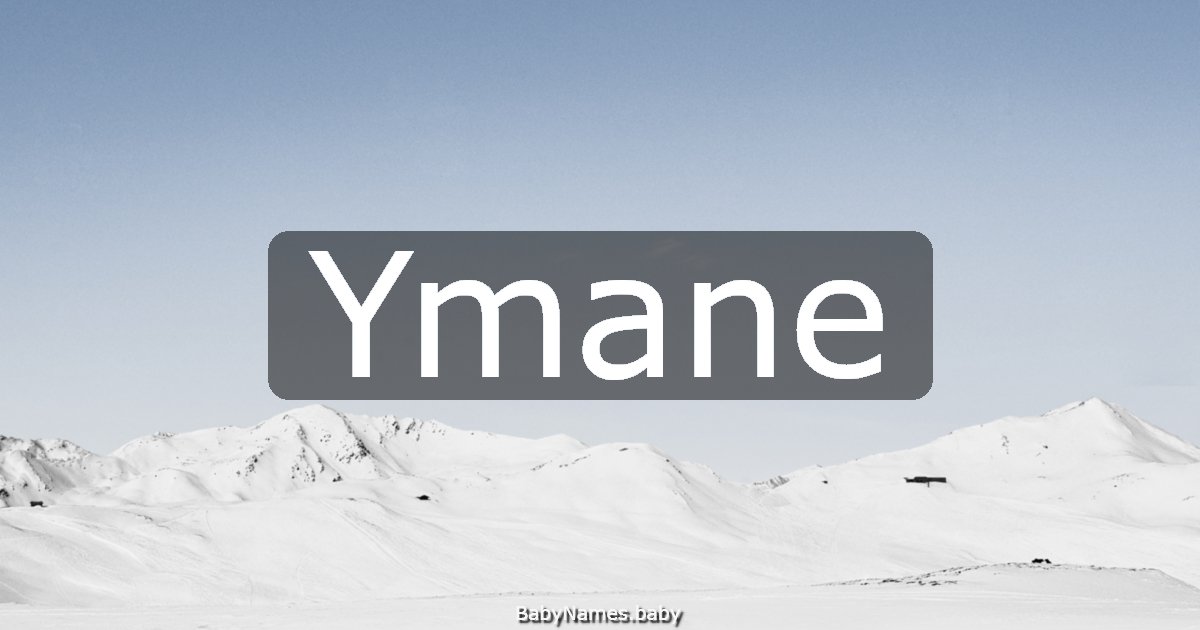 Ymane