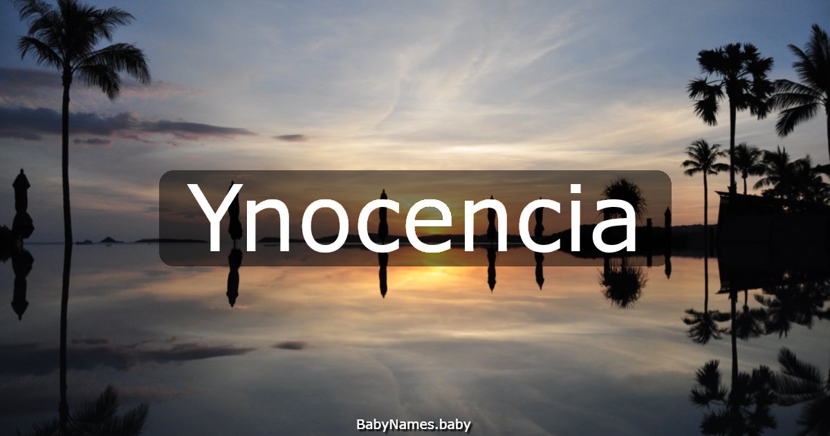 Ynocencia