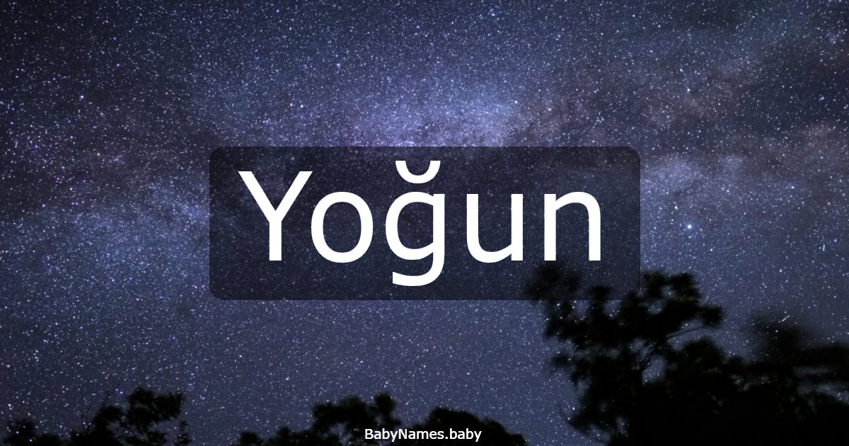 Yoğun