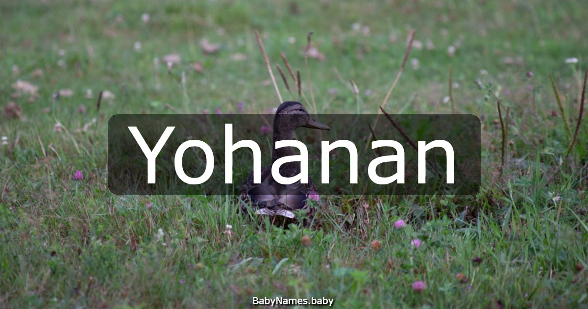 Yohanan