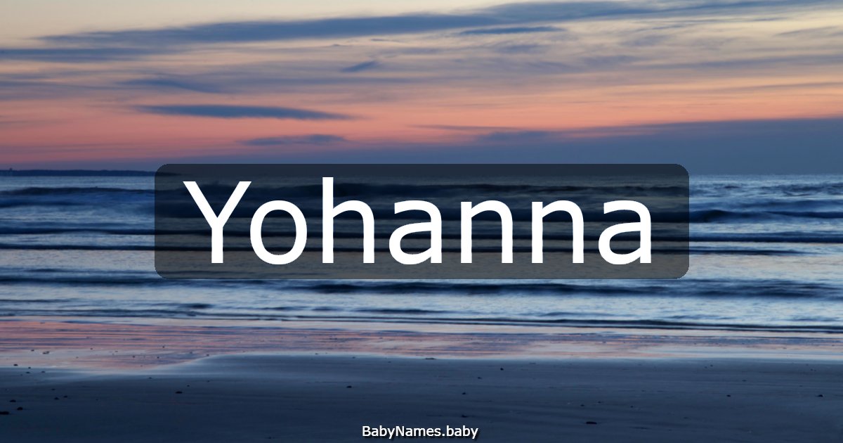 Yohanna