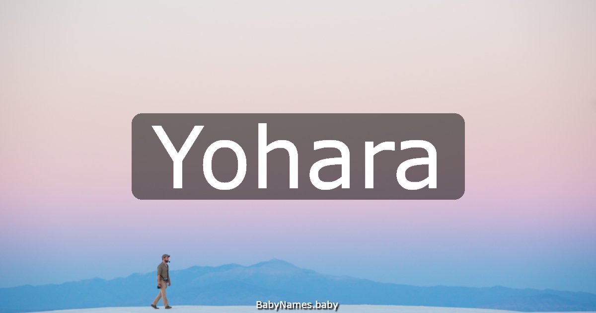 Yohara
