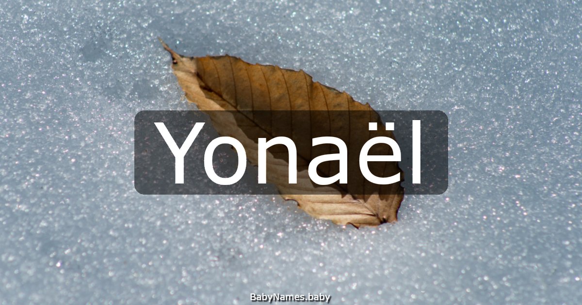 Yonaël