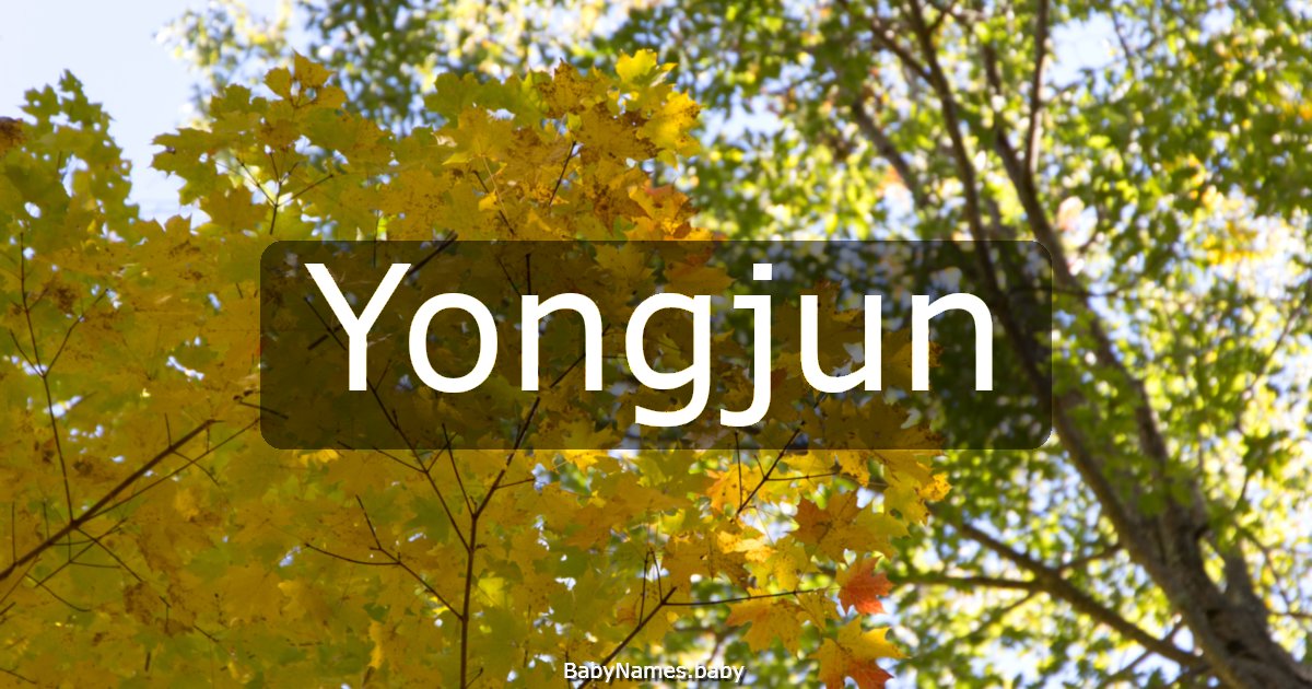 Yongjun