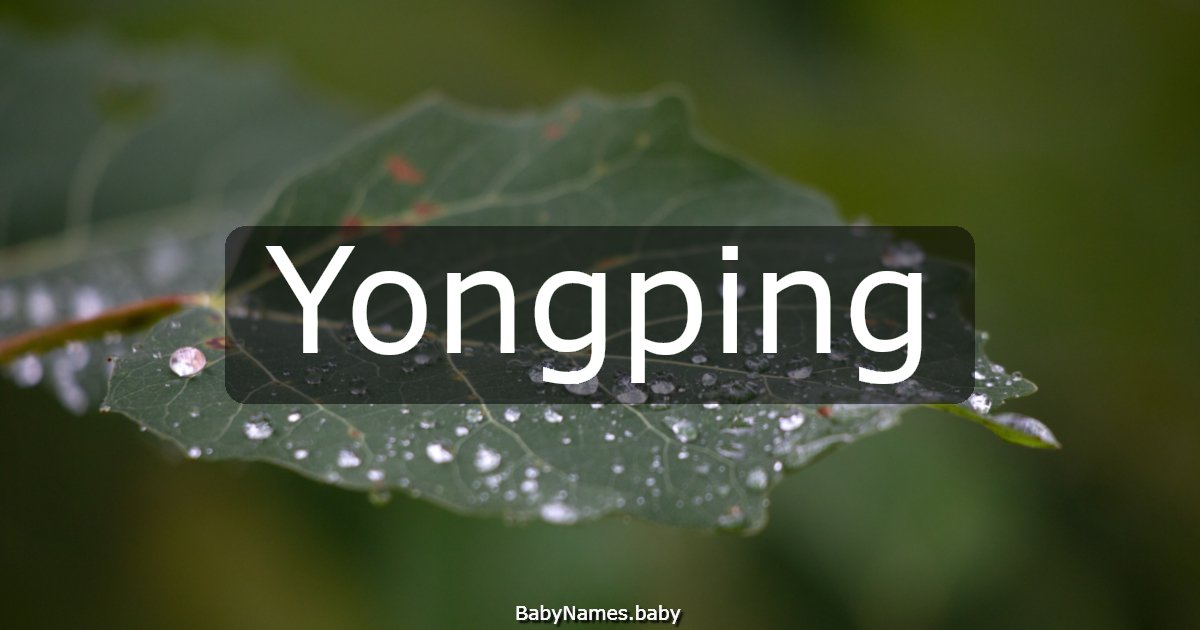 Yongping