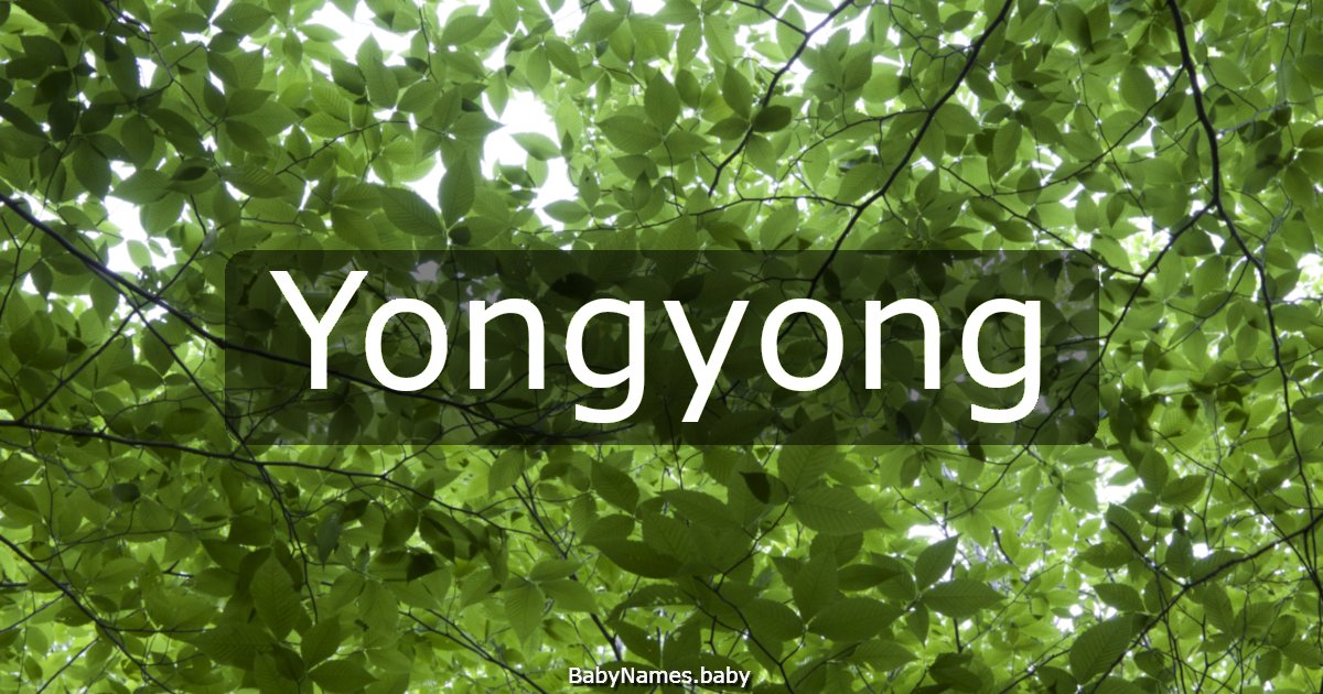 Yongyong
