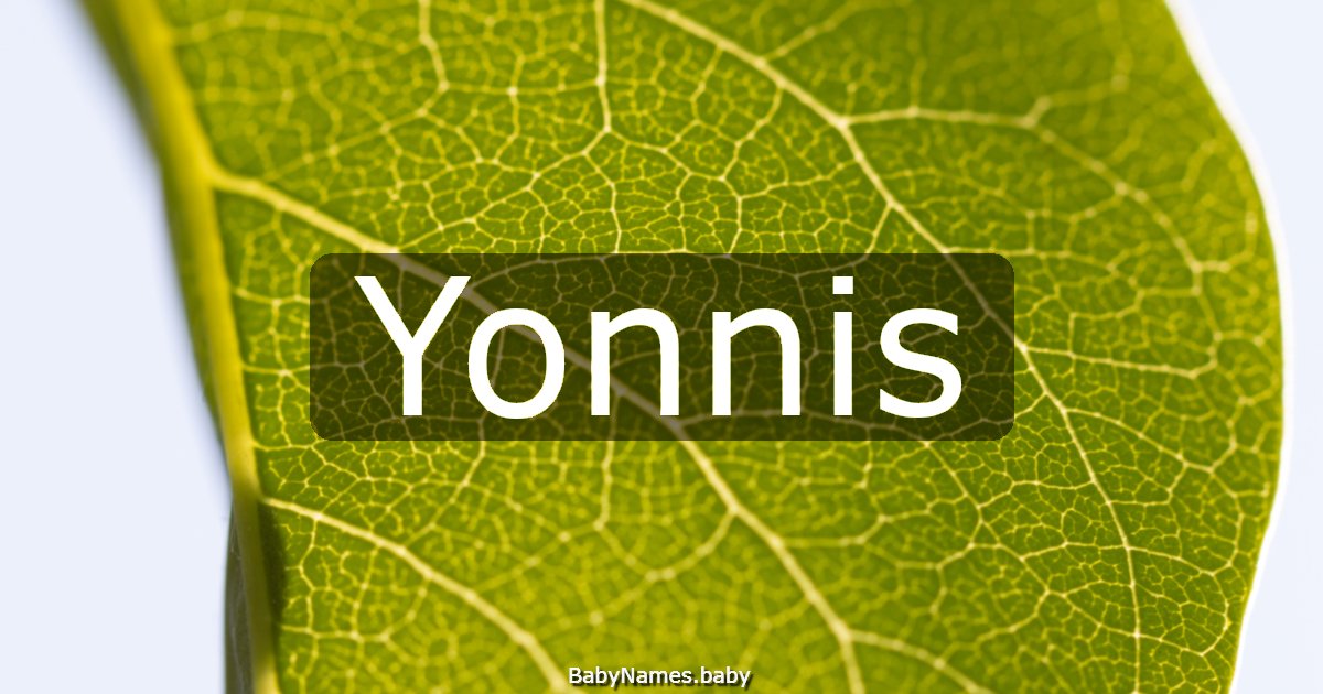 Yonnis