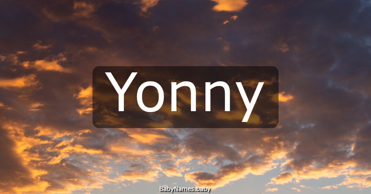 Yonny