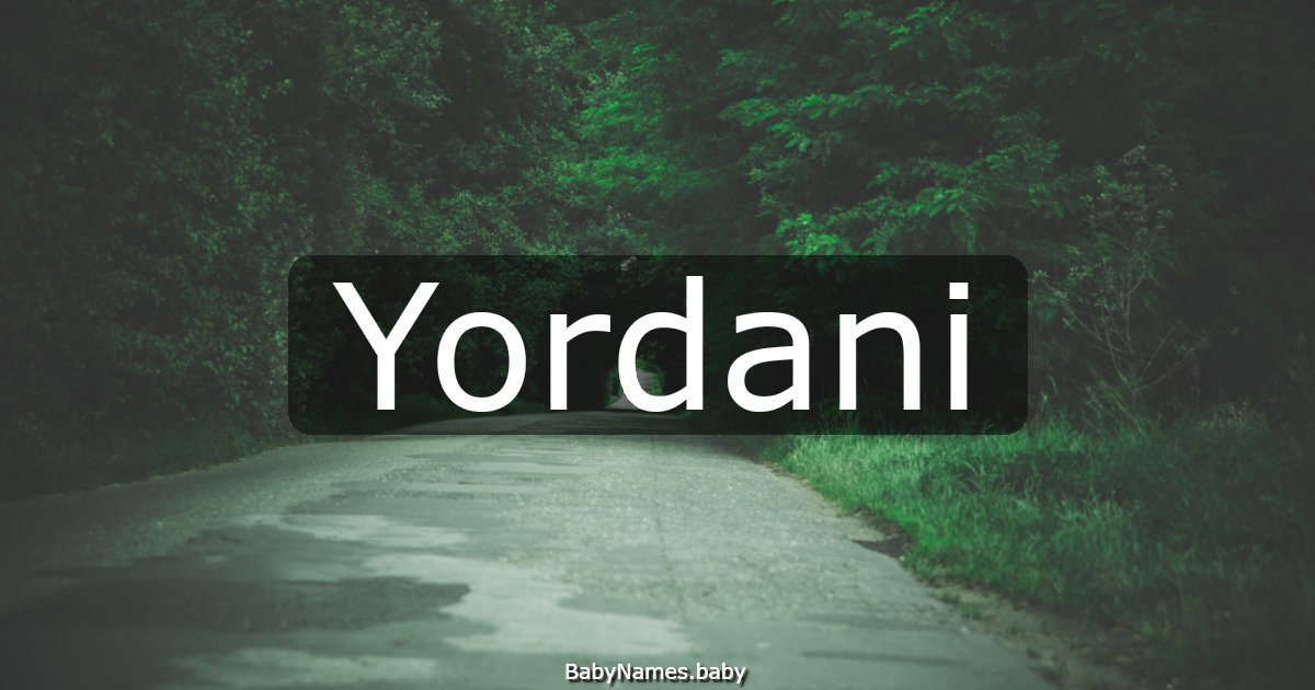 Yordani