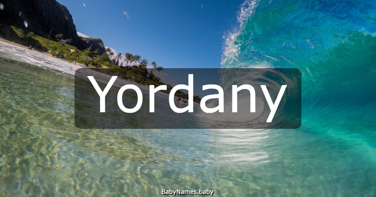 Yordany