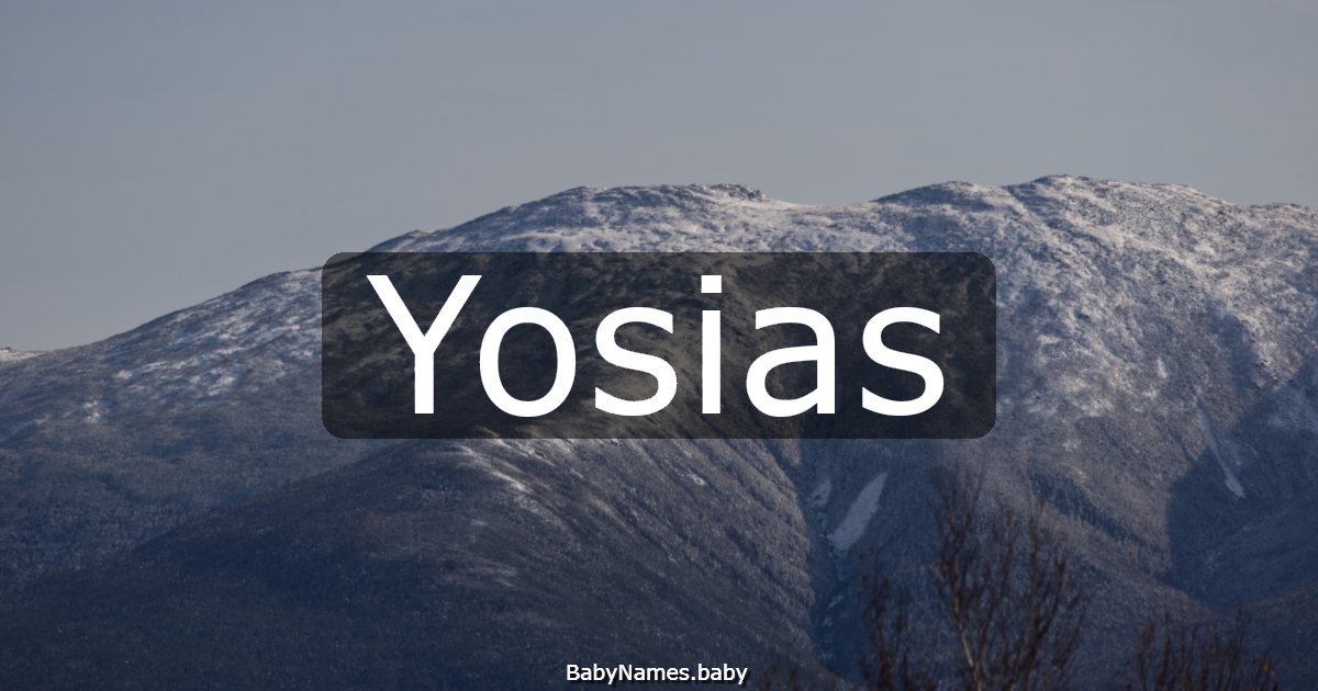 Yosias