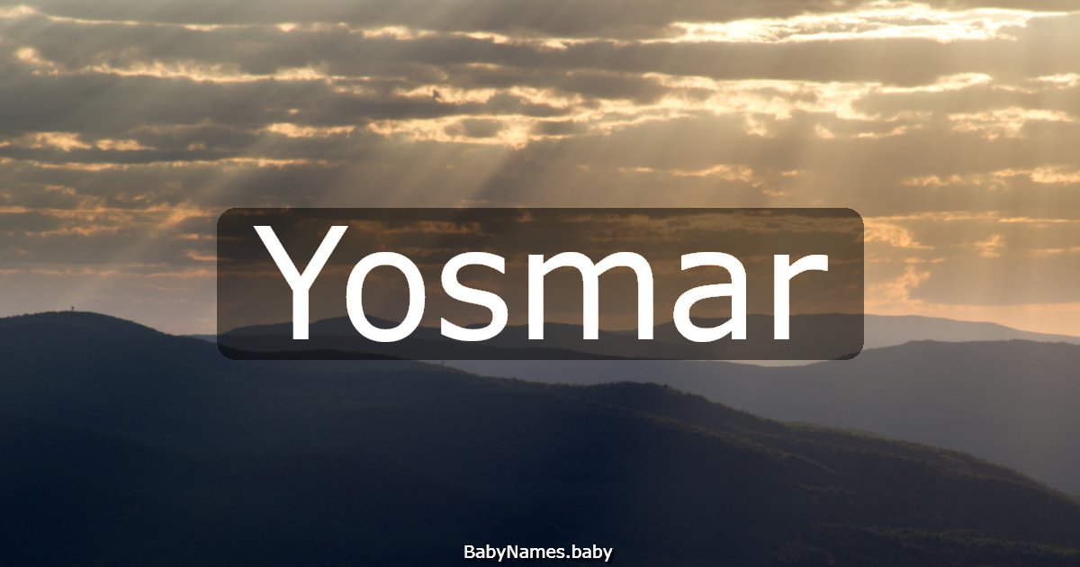 Yosmar