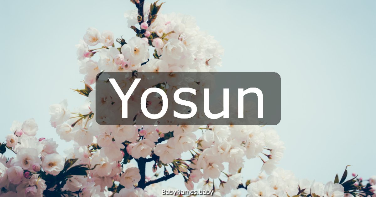 Yosun