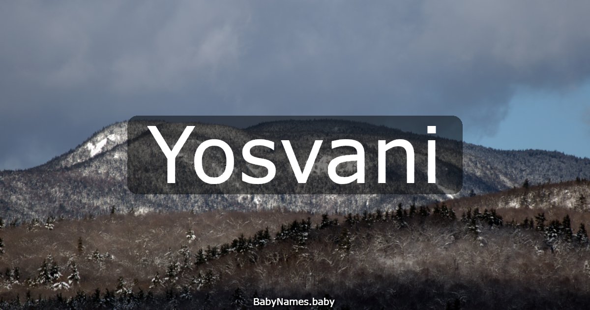 Yosvani