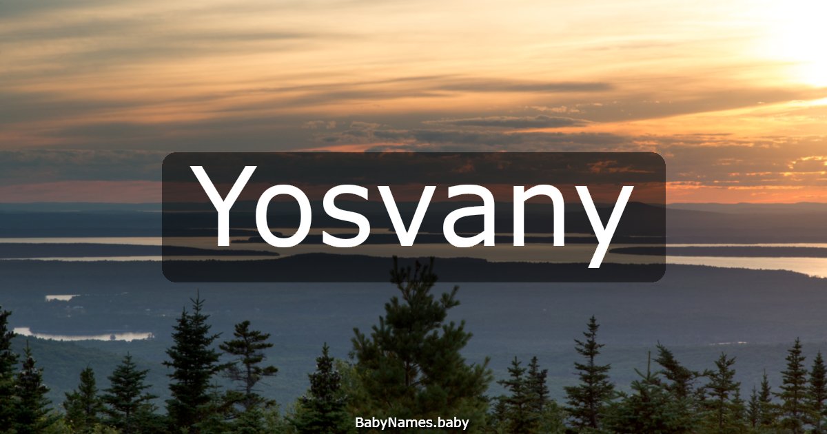Yosvany