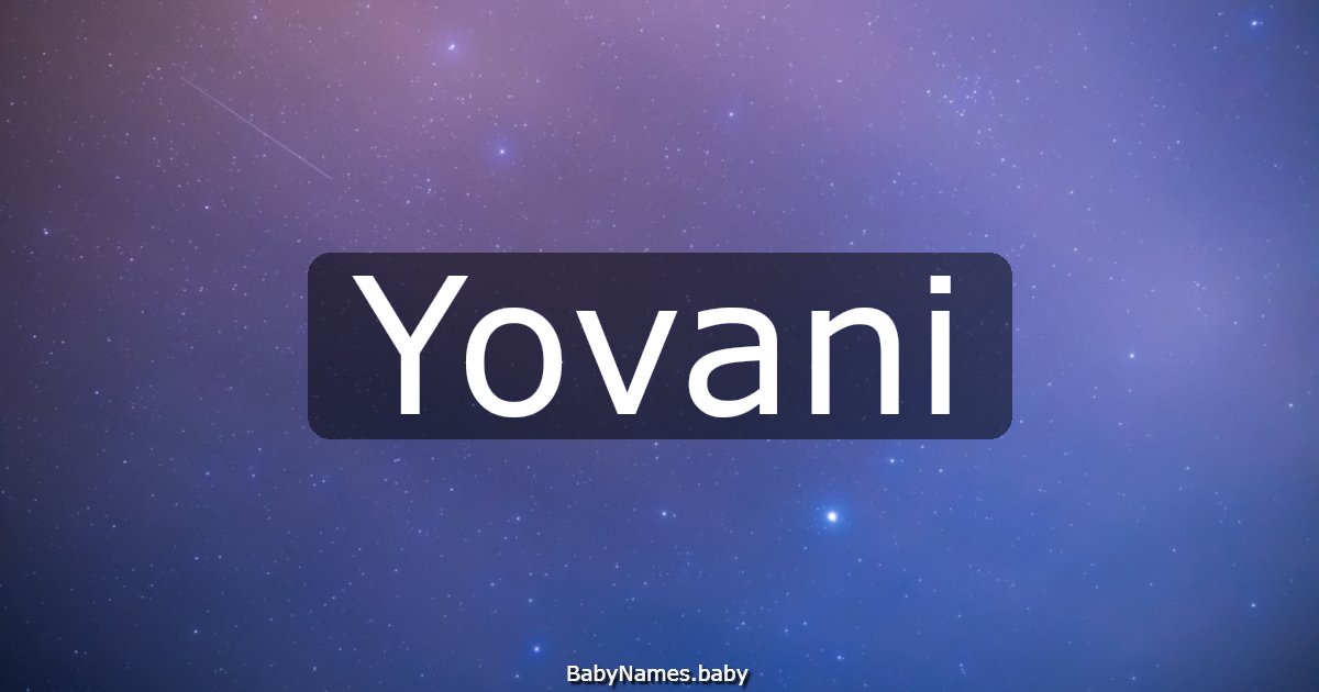 Yovani