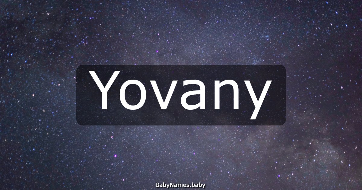 Yovany