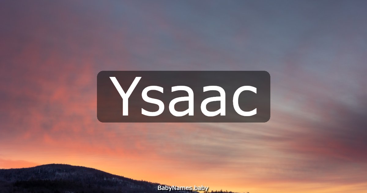 Ysaac
