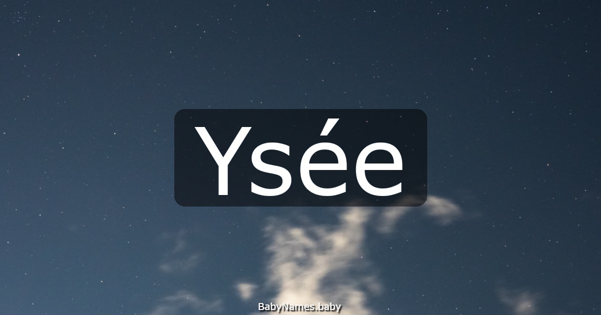 Ysée