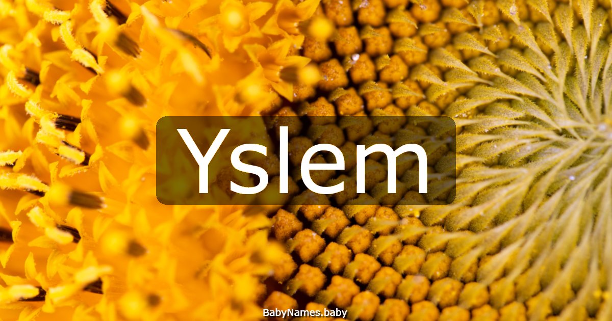 Yslem