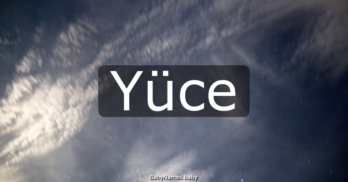 Yüce