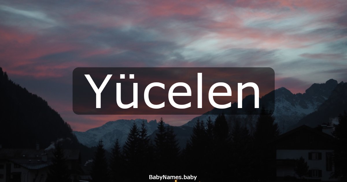 Yücelen