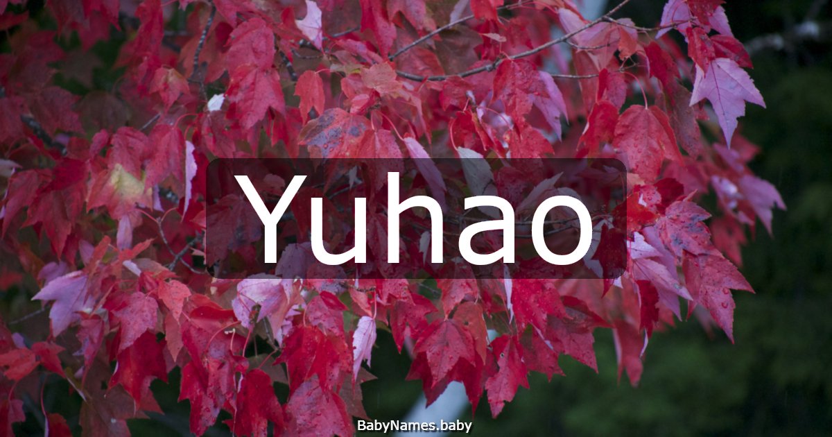 Yuhao